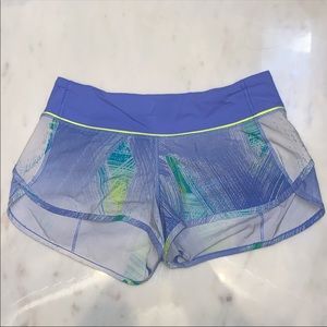 Lululemon Speed Shorts: size 4